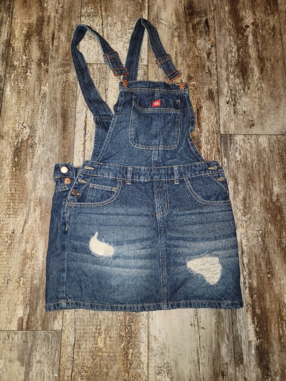 Dickies overall mini dress